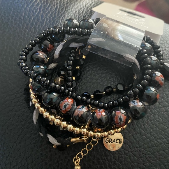 NWT GRACE MEATAL GRASS BEAD SET - Picture 2 of 5